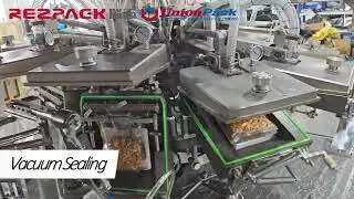 Rotary Vacuum Packaging Machine for Peanuts with Multi Head Weigher #vacuumpackagingmachine #peanuts