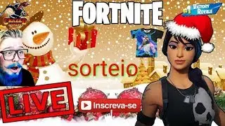 FORTNITE AO VIVO SALA PERSONALIZADA LOJA  3/12 SORTEIO DE SKIN