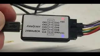 Недорогой 24 МГц 8-канальный логический анализатор