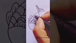 #easydrawing #how to draw a fish with number 6 #easy fish drawing for beginner #shorts