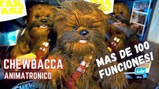 CHEWBACCA ANIMATRONICO! Co-Pilot Chewie! Review/Análisis más de 100 combinaciones de movimiento!