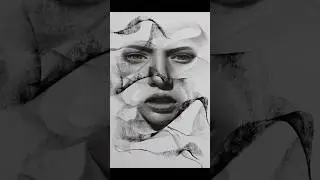 Charcoal & PanPastel Drawing Title: The Worst Has Passed
