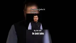 JEE ADVANCE fodne ki strategy by NV SIR on joshtalks #motivation #joshtalks #cybercrime #success