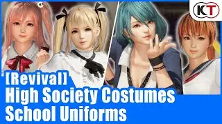 Dead or Alive 6 - High Society Costumes (School Uniforms)