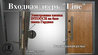 Входная дверь с электронной ручкой INTOUCH