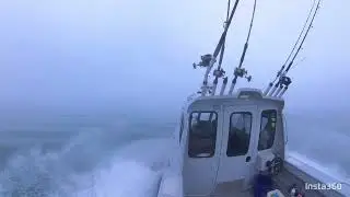 Practical navigation using radar in real  fog #shortvideo #boating #alaska