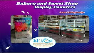 Display Counter with laser cutting design for bakery and sweet shop