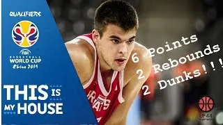 Ivica Zubac Full Highlights 17.09.2018 Poland vs Croatia - 6 Pts and 2 Rebs! | UF44 Highlights