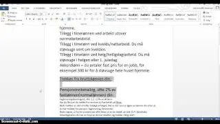 L&oslash;nn og skatt i 1DHVC