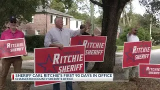 Charleston County Sheriff Carl Ritchie's first 90 days in office