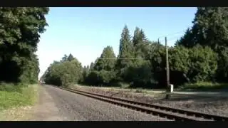 SP GS-4 4449 Blasts through Ellsworth, Washington at 70 MPH!