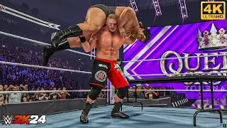 WWE 2K24 - Brock Lesnar vs. Andre the Giant - Full Match Gameplay | PC [4K60]