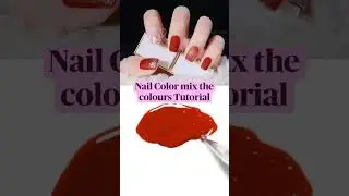 nail color mix colors tutorial! #nails #nailart #nailtutorialclips #naildesign #colors #beauty