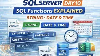 SQL Server Full Course Data Analyst | Day 10 | Most Important SQL Functions for Data Analysis