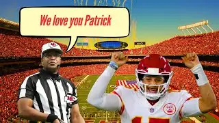 NFL Refs Being Kansas City Chiefs & Mahomes Fans (Compilation)
