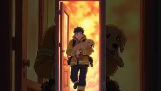 Firefighter Runs Into Burning House For This #HeroicRescue #FireRescue #Emotional