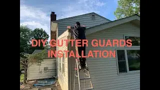 DIY Gutter Guards Installation