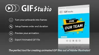 Pr&eacute;sentation de l'extension GIFStudio pour Adobe Illustrator CC