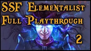 SSF Frostbolt/Ice Nova Elementalist Full Playthrough 2 (Path of Exile)