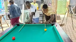 Caesar Chandiga vs David Kusasira.  ALBERTINE POOL ASSOCIATION 64-MAN OPEN. RACE TO 5