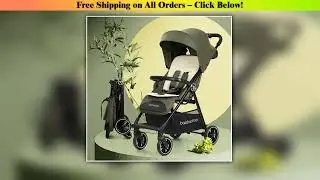 Lightweight Baby Stroller One Click Collection Garden Cart Can Sit or Lie Down Portable and