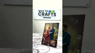 Photo Printed Table Clock | Way To Crafts | Photo Printed Wall Clock