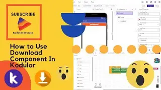 How to use Download Component in Kodular | By KodularSecrate