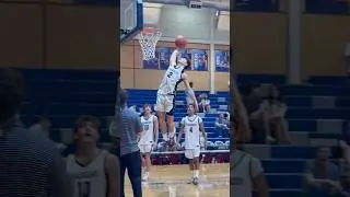 Gavin Peck &lsquo;28 TX PG.  Work. Then work harder. Boerne Champion HS.  #dunk