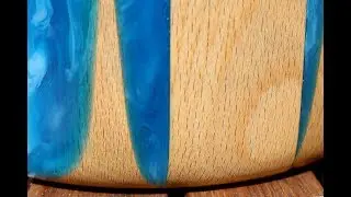 Epoxy Resin Rotbuche Schale Bowl / Wie man es nicht machen sollte / Part 1