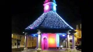 Architainment light Newbury Clock House with Philips Color Kinetics