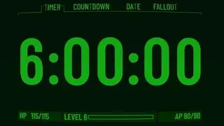 6 Hour timer | 360 minutes timer | Fallout