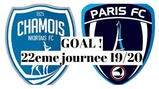 Chamois Niortais - Paris FC [4-(4)] GOAL 90+6' (Ousmane Kante) 22&egrave;me journ&eacute;e 2019/20