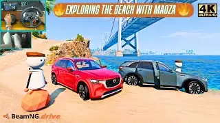 Поездка на пляж на Mazda 5 | Плавательный день с лучшим другом в составе колонны | BeamNG + Logit...