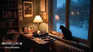Winter Chill Lofi Hip Hop ❄️ Cozy Festive Beats for Studying, Reading & Relaxing