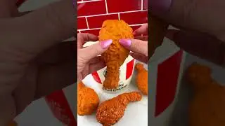 Fidgets that Look Like KFC (Kentucky Fried Chicken) Meal Food Satisfying Video ASMR! #fidgets #asmr