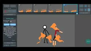The good side classic fire stickman vs the bad side Stickman stick notes fire man 