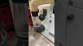 CUSTOM Dust Collection Port on the Harvey G700 #woodworking #woodworker #tools #diy