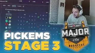 PICKEMS PARA O STAGE 3 COM MUTIRIS, STORY & CHAT