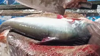 Village Fish cutting skills