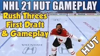 First Rush Threes Draft And Gameplay! - NHL 21 HUT - Hockey Ultimate Team - Ovi Mode