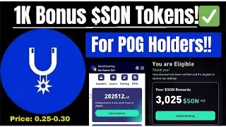SPUR PROTOCOL 1K $SON TOKEN BONUS ✅ 500 Extra $SON Tokens For Multiple Criteria Fullfill !! #spur