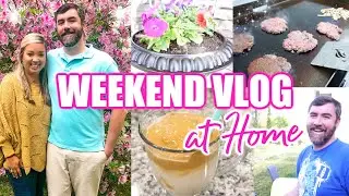 WEEKEND VLOG AT HOME | GET IT ALL DONE | NEW GRILL AND COOKING | JESSICA O'DONOHUE