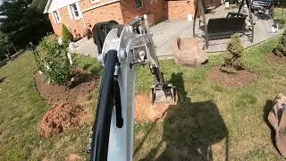 Running a Bobcat E20 Excavator
