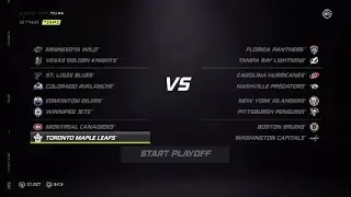 2021 NHL Playoffs Simulation | NHL 21