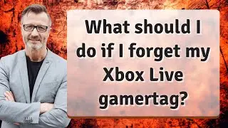 What should I do if I forget my Xbox Live gamertag?