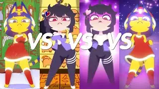 Ankha Happy New Horizons VS Ankha but Howcow meme animation