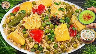 Matar Aloo Yakhni Pulao Recipe|Sub Se Best Aloo Matar Yakhni Pulao Banane Ki Asaan Recipe