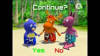 The Backyardigans: Legend of the Volcano Sisters (GBA bootleg) -  Continue and Game Over screen