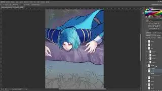 Lucalus Oc SpeedPainting #valtrana #originalartwork #blstory #booktok