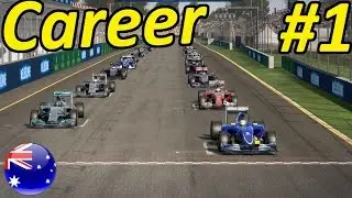 F1 2015 Modded Career Mode Part 1: Melbourne
